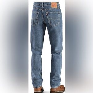 Levi’s 505 Men’s Dark Stonewashed Regular Straight Leg Jeans Size 36x30